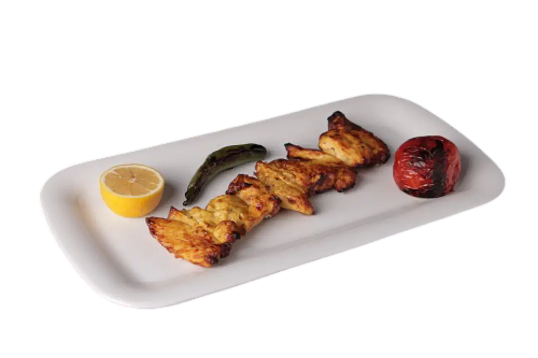 جوجه کباب زعفرانی(یک سیخ)