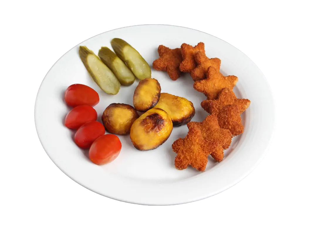 خوراک ناگت مرغ